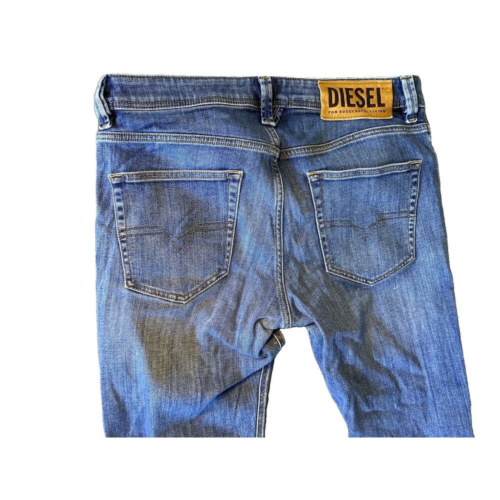 Diesel Jeans Larkee Straight 31X34 Regular Slim Straight Stretch Button Fly
